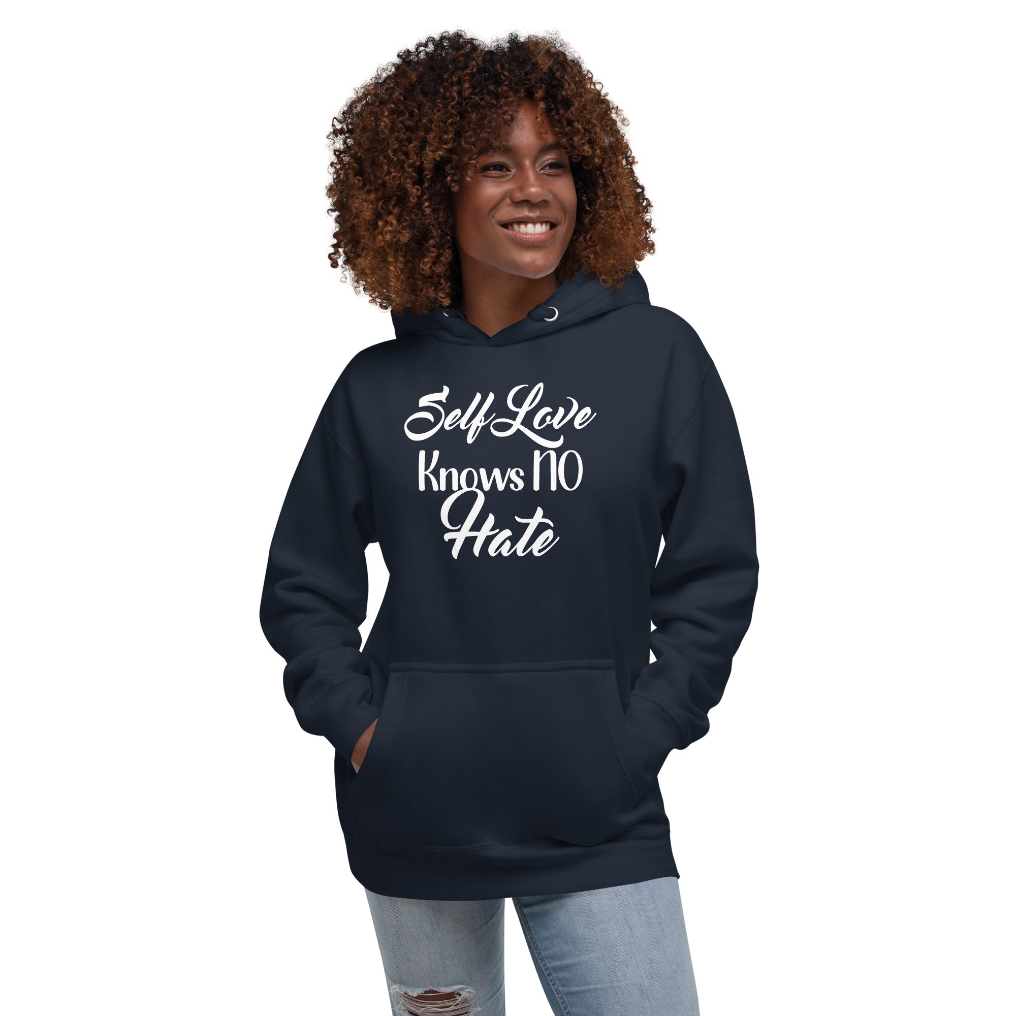 Self Love - No Hate Unisex Hoodie - Sabrena Sharonne